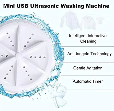 Cyclone Genie™  - #1 Portable Mini Ultrasonic Washing Machine