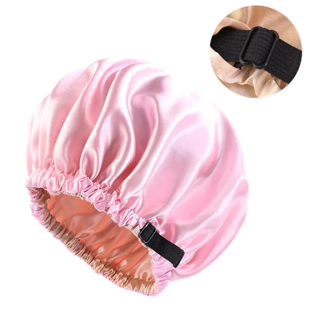 Women Satin Sleeping / Shower Cap